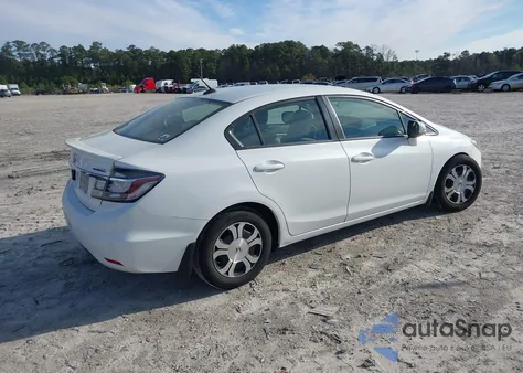 2013 Honda Civic Hybrid из США, поврежденный, VIN 19XFB4F20DE004132